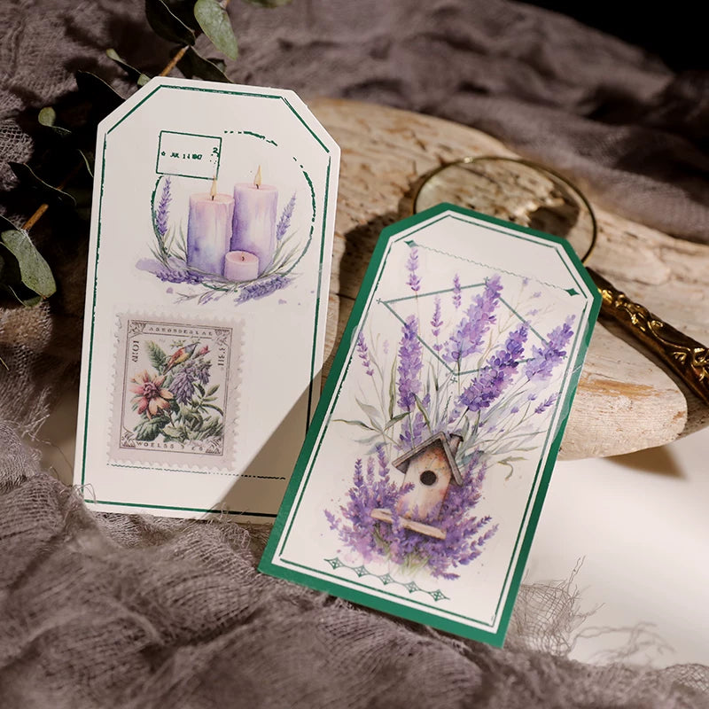 Lavender Vellum Stickers