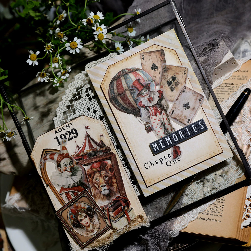 Circus Vellum Stickers