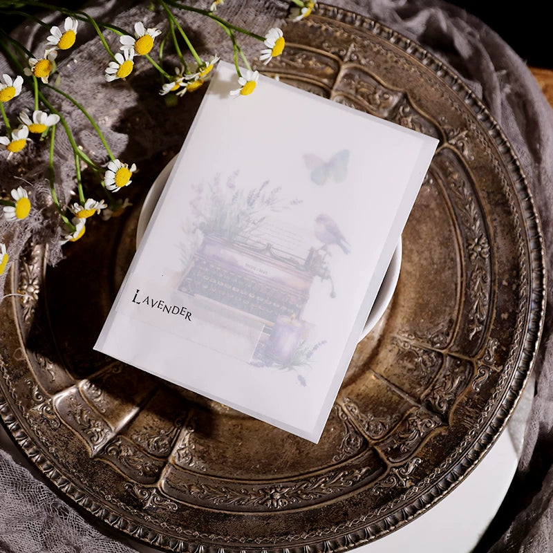 Lavender Vellum Stickers