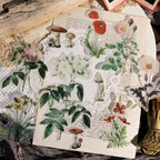 Larger Flowers Vellum Stickers