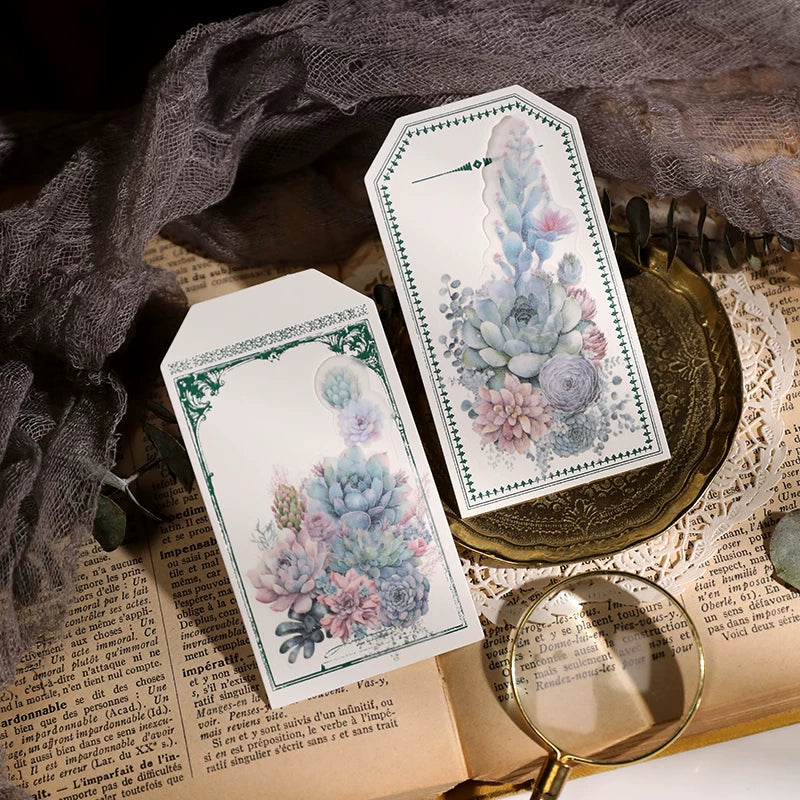 Succulent Vellum Stickers