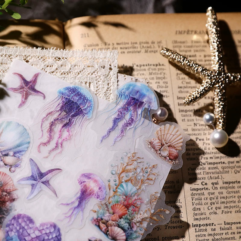 Mermaid Vellum Stickers
