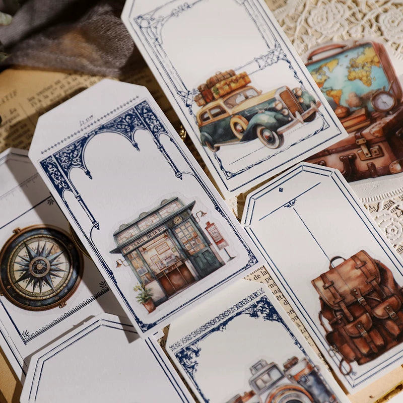 Retro Journey Vellum Stickers