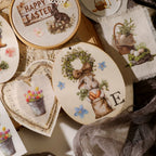 Easter Matte Rub-on Transfers - Blue