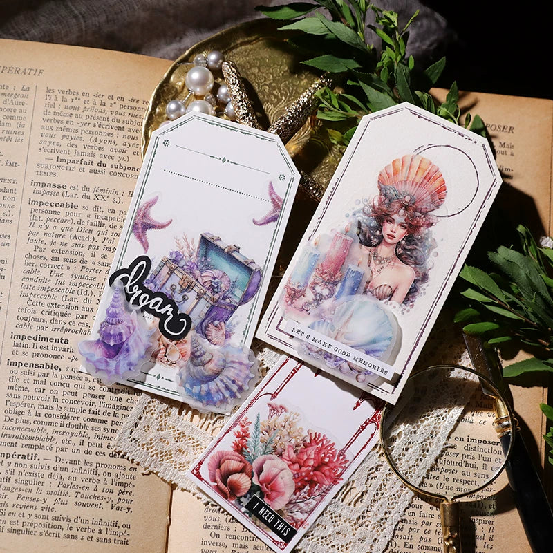 Mermaid Vellum Stickers