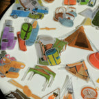 Camping Vellum Stickers