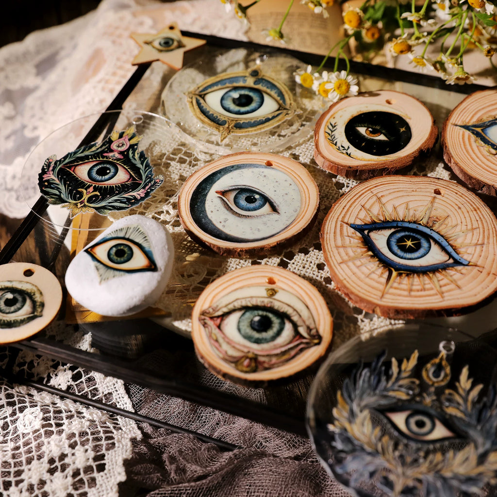Halloween Eyes UV-DTF Rub-on Stickers