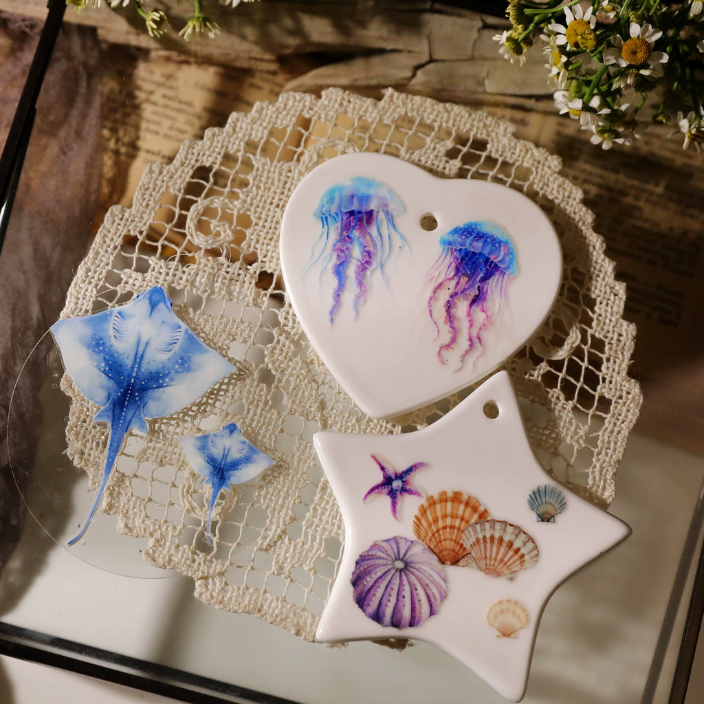 Ocean UV-DTF Rub-on Stickers