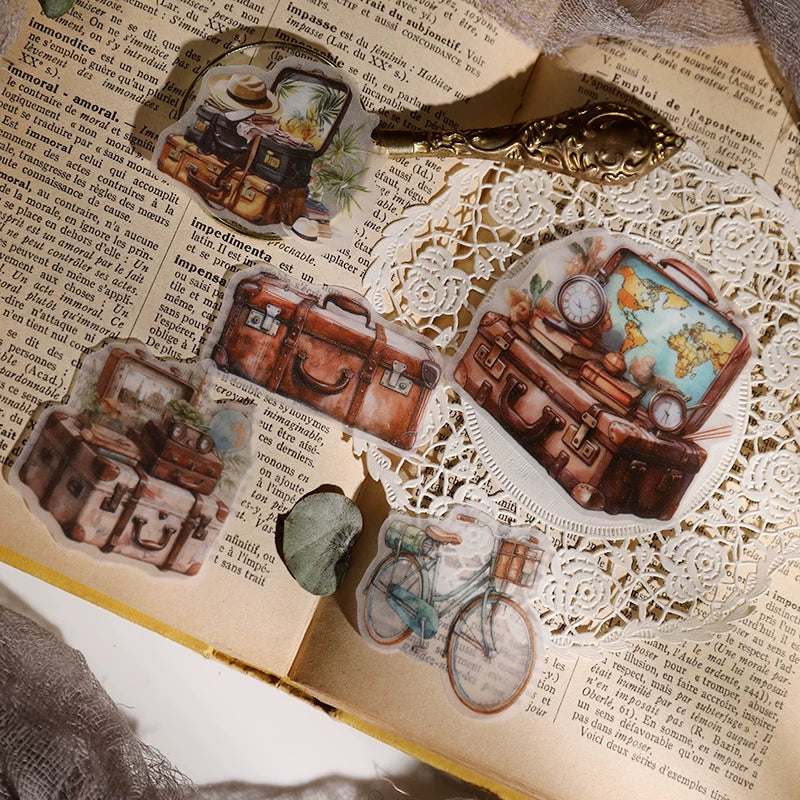 Retro Journey Vellum Stickers