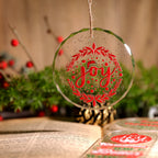 Christmas Hat Quotes UV-DTF Rub-on Stickers