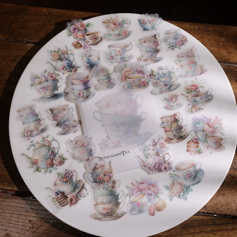 Afternoon Tea Vellum Stickers