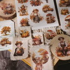 Thanksgiving Matte Rub-on Transfers 2 Small Sheets
