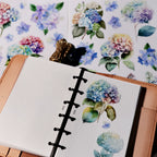 Hydrangea UV-DTF Rub-on Stickers