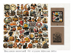 Halloween PVC Self-adhesive Stickers