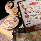 Mushroom Matte Rub-on Transfers 2 Small Sheets