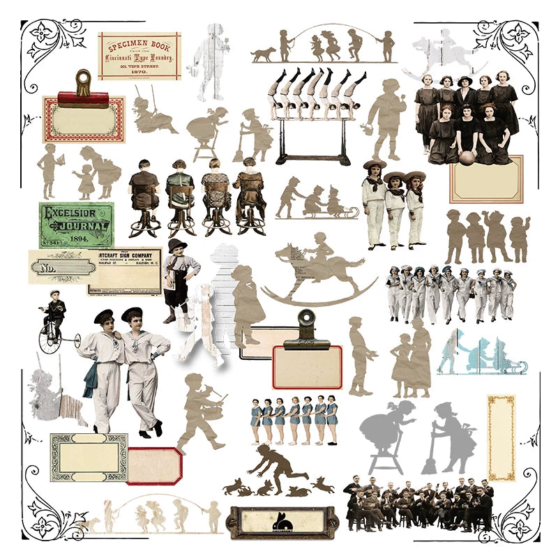 Silhouette Vellum Stickers