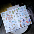 Collage Style Matte Rub-on Transfers