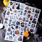 Halloween Dark Matte Rub-on Transfers