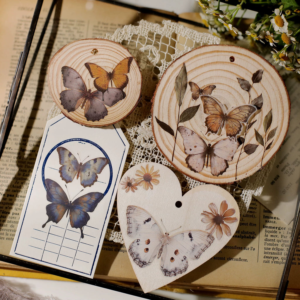 Butterfly Matte Rub-on Transfers
