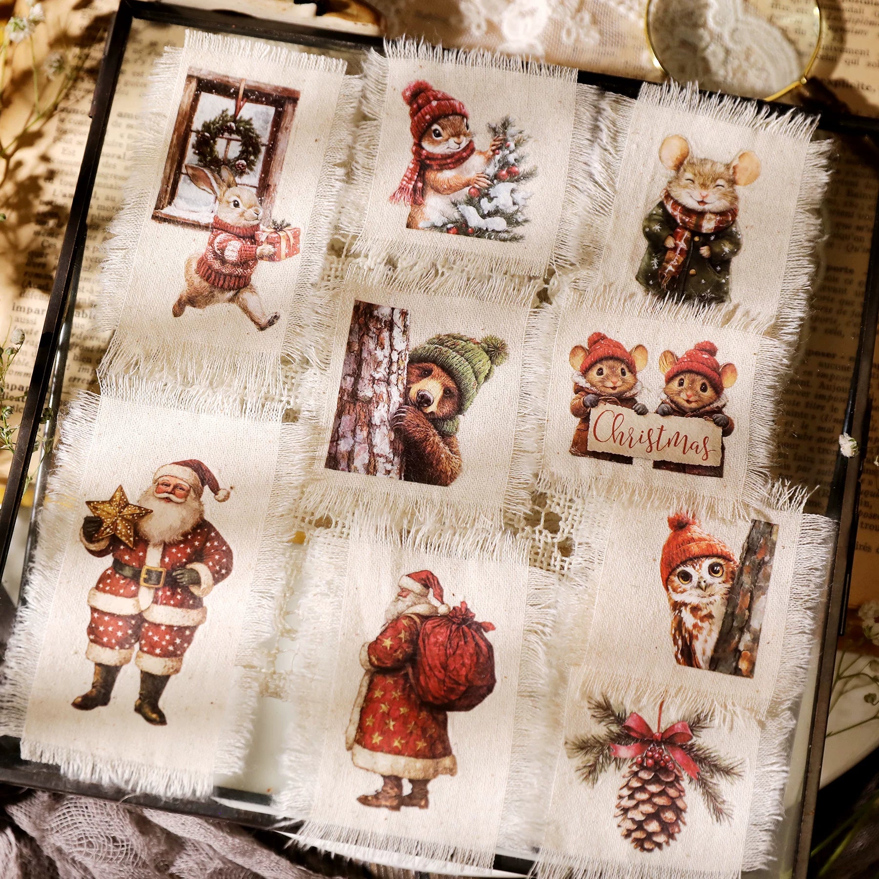 Christmas Matte Rub-on Transfers