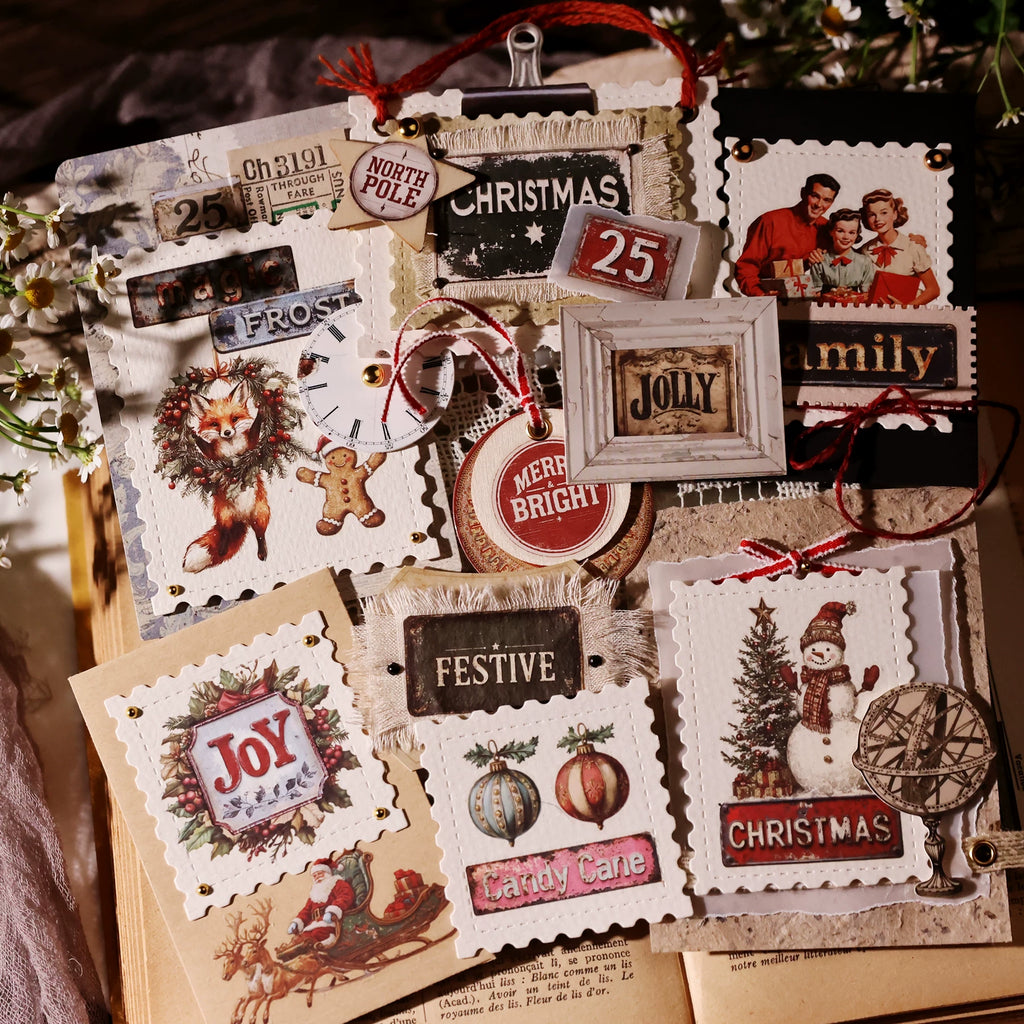Christmas Signs Matte Rub-on Transfers