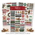 Christmas Signs Matte Rub-on Transfers