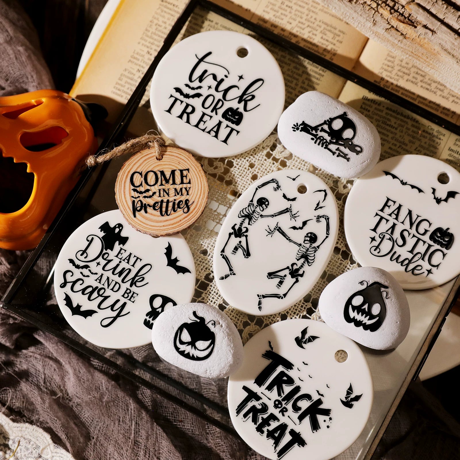 Halloween Halloween UV-DTF Rub-on Stickers