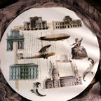 Classical Copperplate Prints Vellum Stickers
