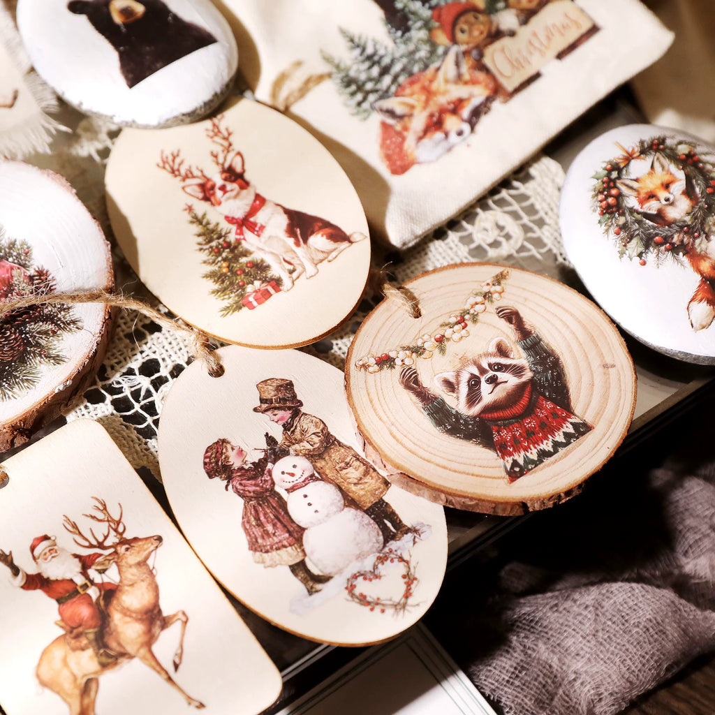 Christmas Matte Rub-on Transfers