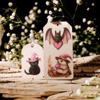 Halloween Pink Matte Rub-on Transfers