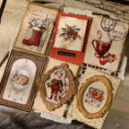Christmas Matte Rub-on Transfers 2 Small Sheets