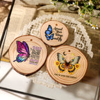 Butterflies Phrases UV-DTF Rub-on Stickers