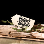 Coffee Phrases UV-DTF Rub-on Stickers