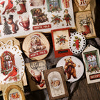 Christmas Matte Rub-on Transfers 2 Small Sheets
