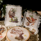 Easter Matte Rub-on Transfers - Blue