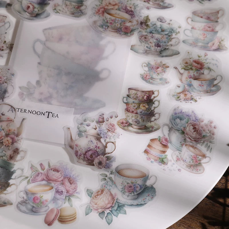 Afternoon Tea Vellum Stickers