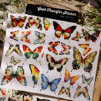 Butterflies UV-DTF Rub-on Stickers