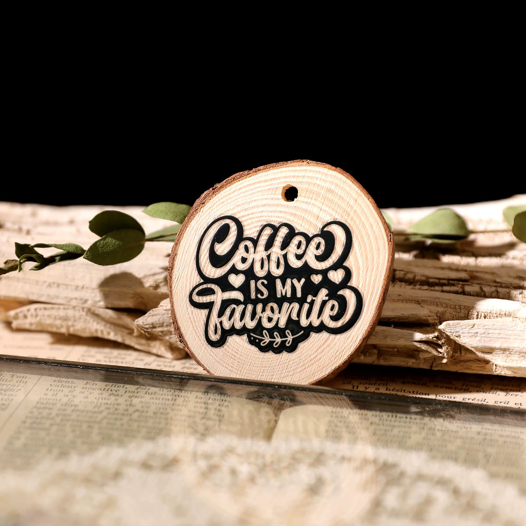 Coffee Phrases UV-DTF Rub-on Stickers