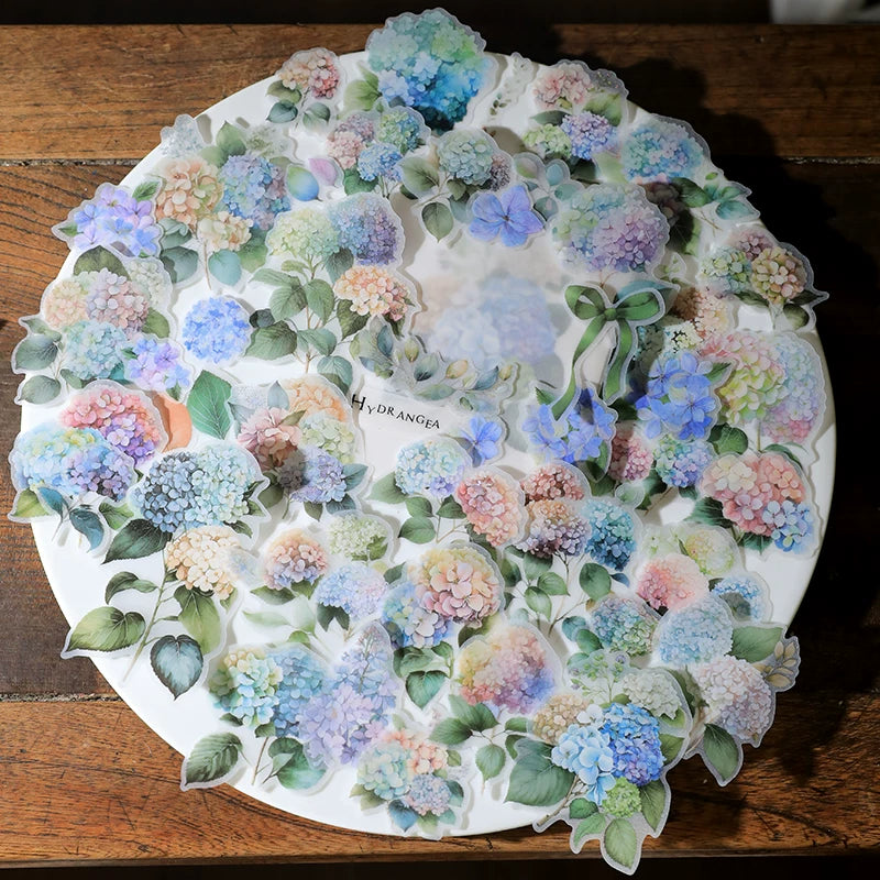 Hydrangea Vellum Stickers