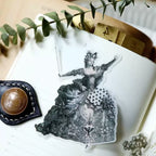 Classical Copperplate Prints Vellum Stickers