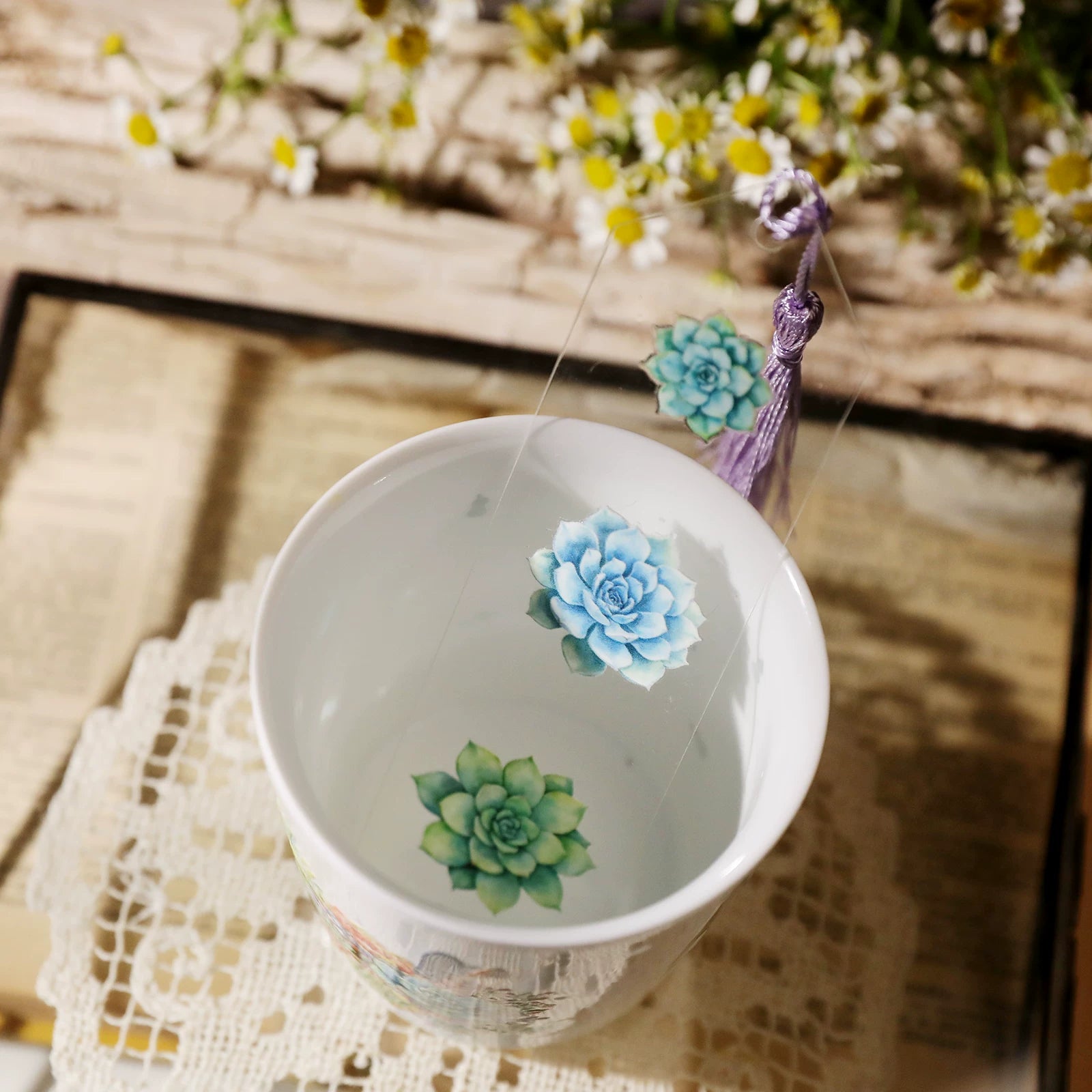 Succulents UV-DTF Rub-on Stickers