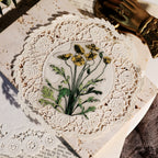 Larger Flowers Vellum Stickers
