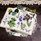 50PCS Larger Plants Vellum Stickers
