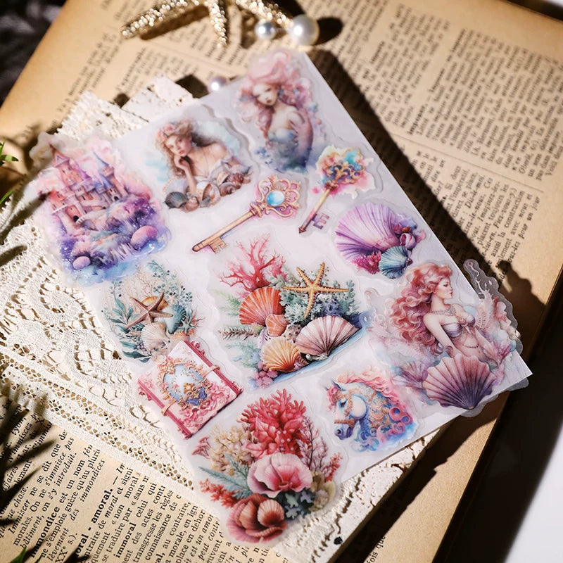 Mermaid Vellum Stickers