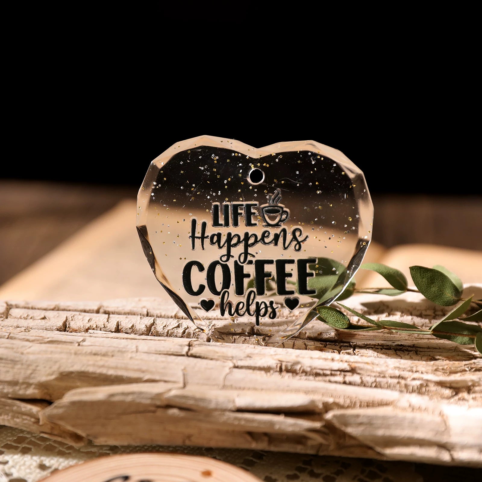 Coffee Phrases UV-DTF Rub-on Stickers