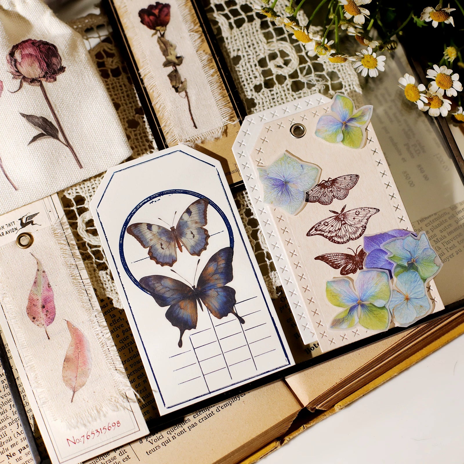 Butterfly Matte Rub-on Transfers