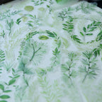 Fresh Green Leaves Vellum Stickers