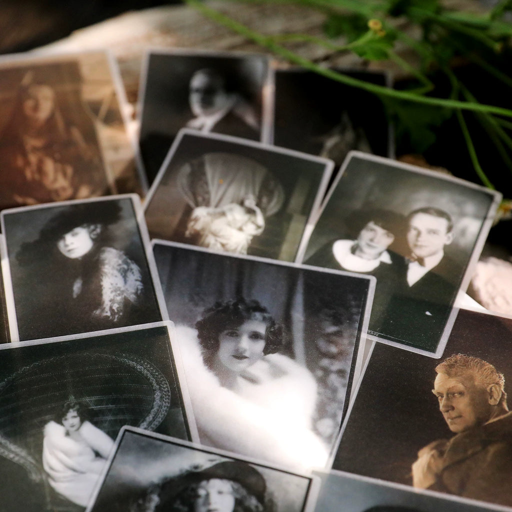 Retro Old Photos Vellum Stickers