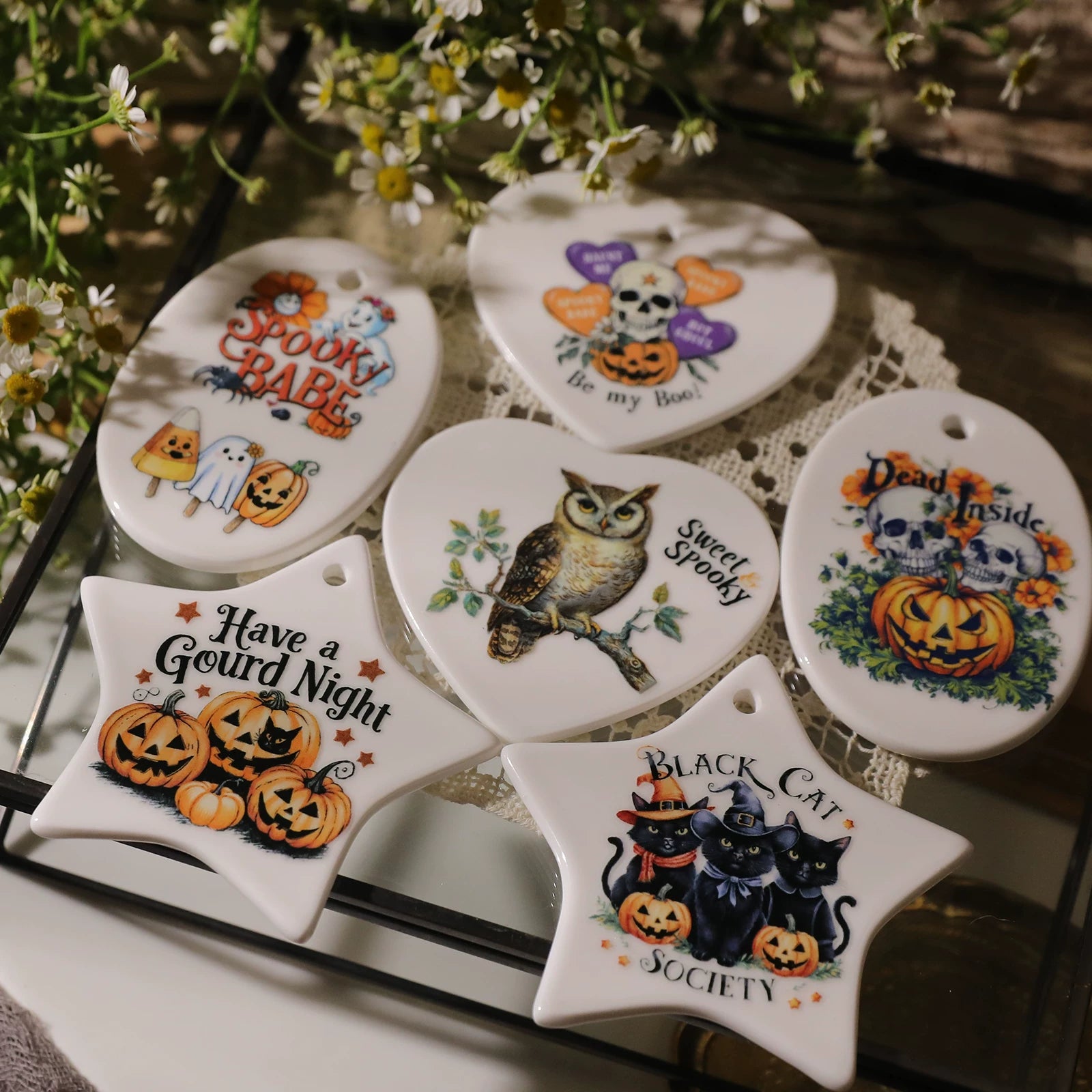 Halloween Colorful UV-DTF Rub-on Stickers