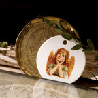 Angels UV-DTF Rub-on Stickers - Green Gold